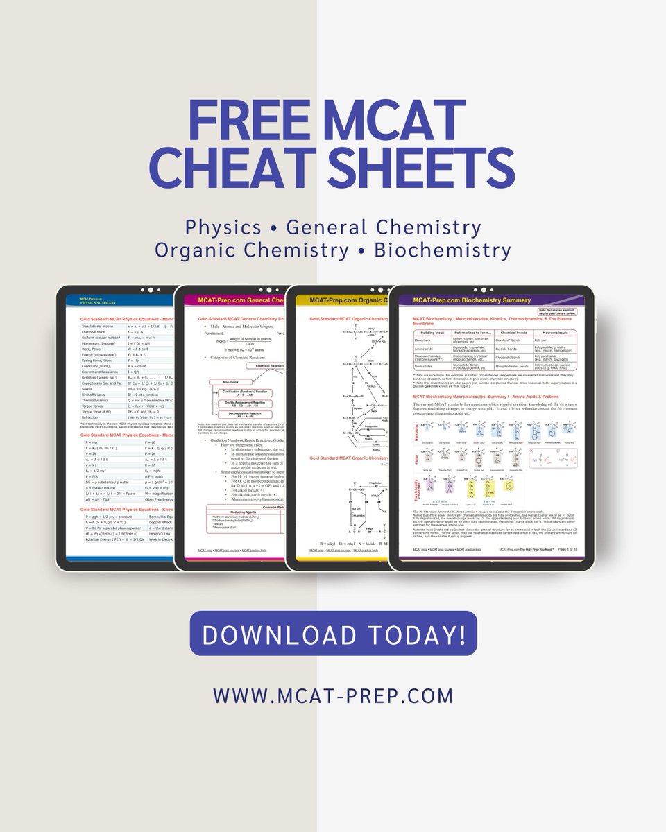 Gold Standard MCAT (@mcatprep) / Posts / X
