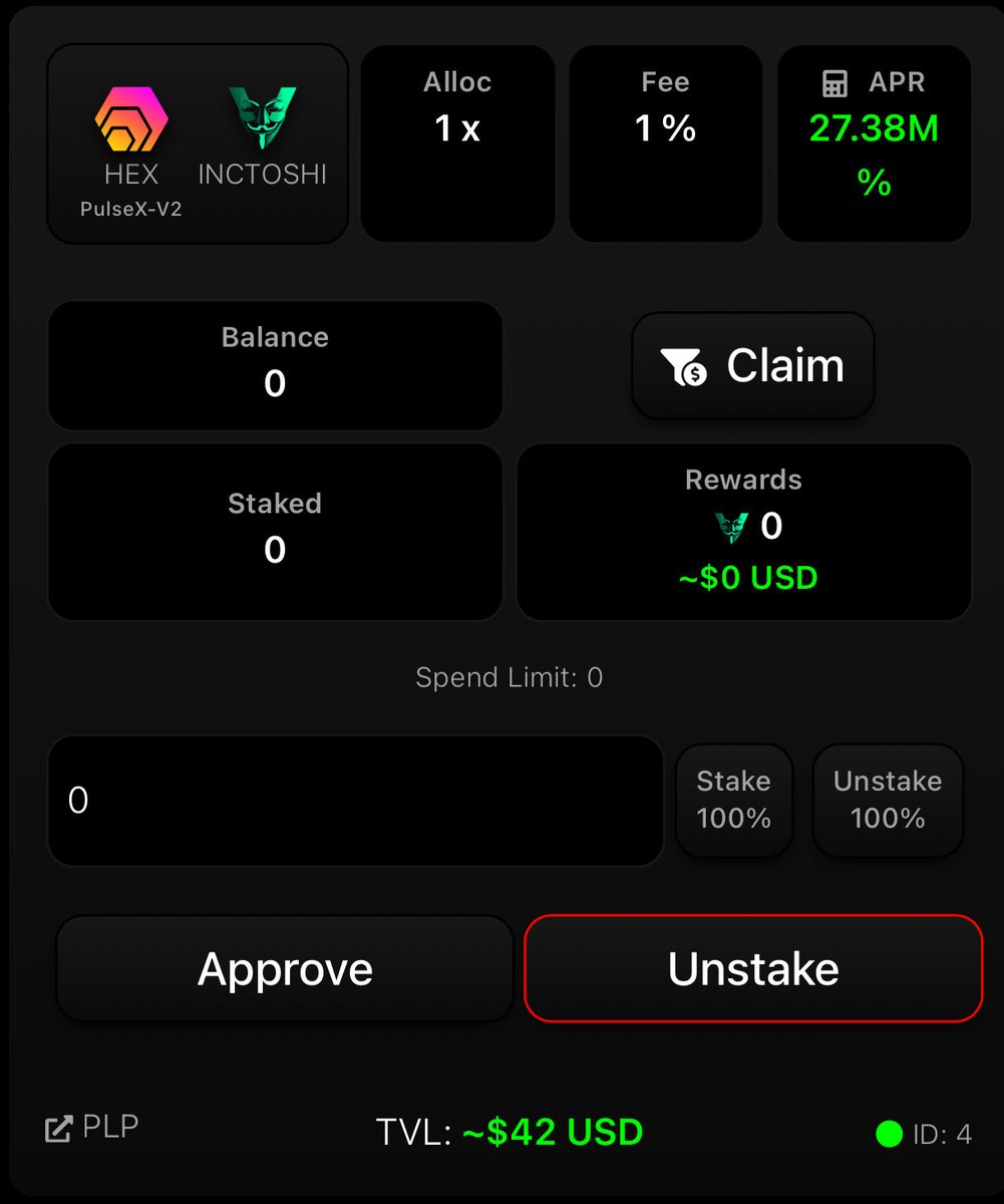 TheGreat0x's tweet image. INCTOSHI farms just dropped 🥵

25M % APR on #Pulsechain is crazy work from Vox.finance/farminctoshi

@VOX_DeFi @LibertySwapFi @INCTOSHI0x