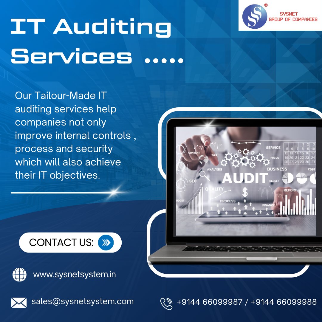 sysnetsystem_'s tweet image. 🔍 Optimize Your IT Infrastructure!
Tailored IT auditing services to boost internal controls, streamline processes, and enhance security.
Visit: sysnetsystem.in
📱 Call: +9144 66099987 / +9144 66099988
#ITAuditing #SysnetServices #ITSecurity #BusinessGrowth