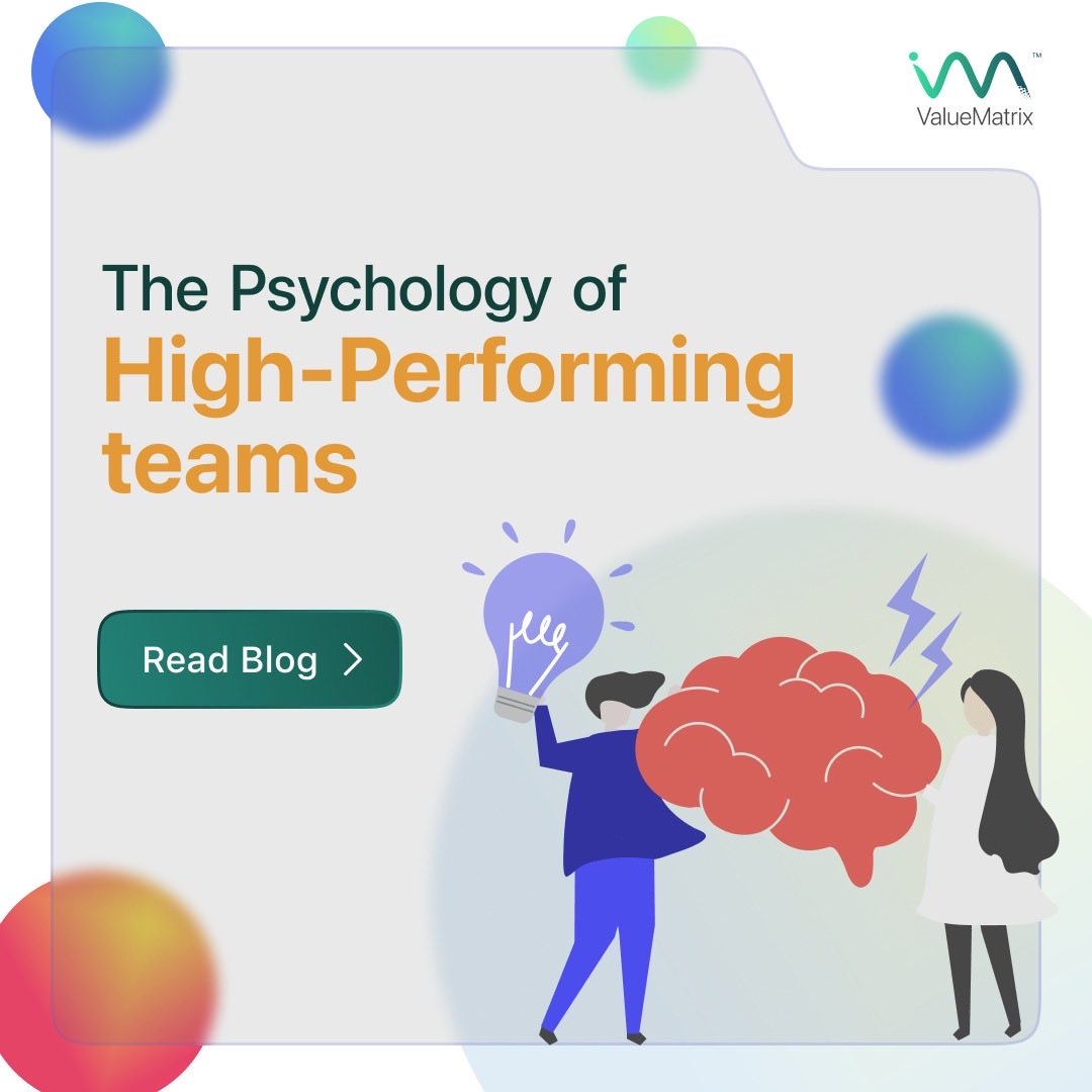 ValueMatrix_AI's tweet image. High performing teams thrive on trust, psychological safety, and shared purpose. Discover the psychology that drives team excellence and how to cultivate it.
Read more: valuematrix.ai/blog/the-psych…
#HighPerformingTeams #TeamPsychology #ValueMatrixAI
