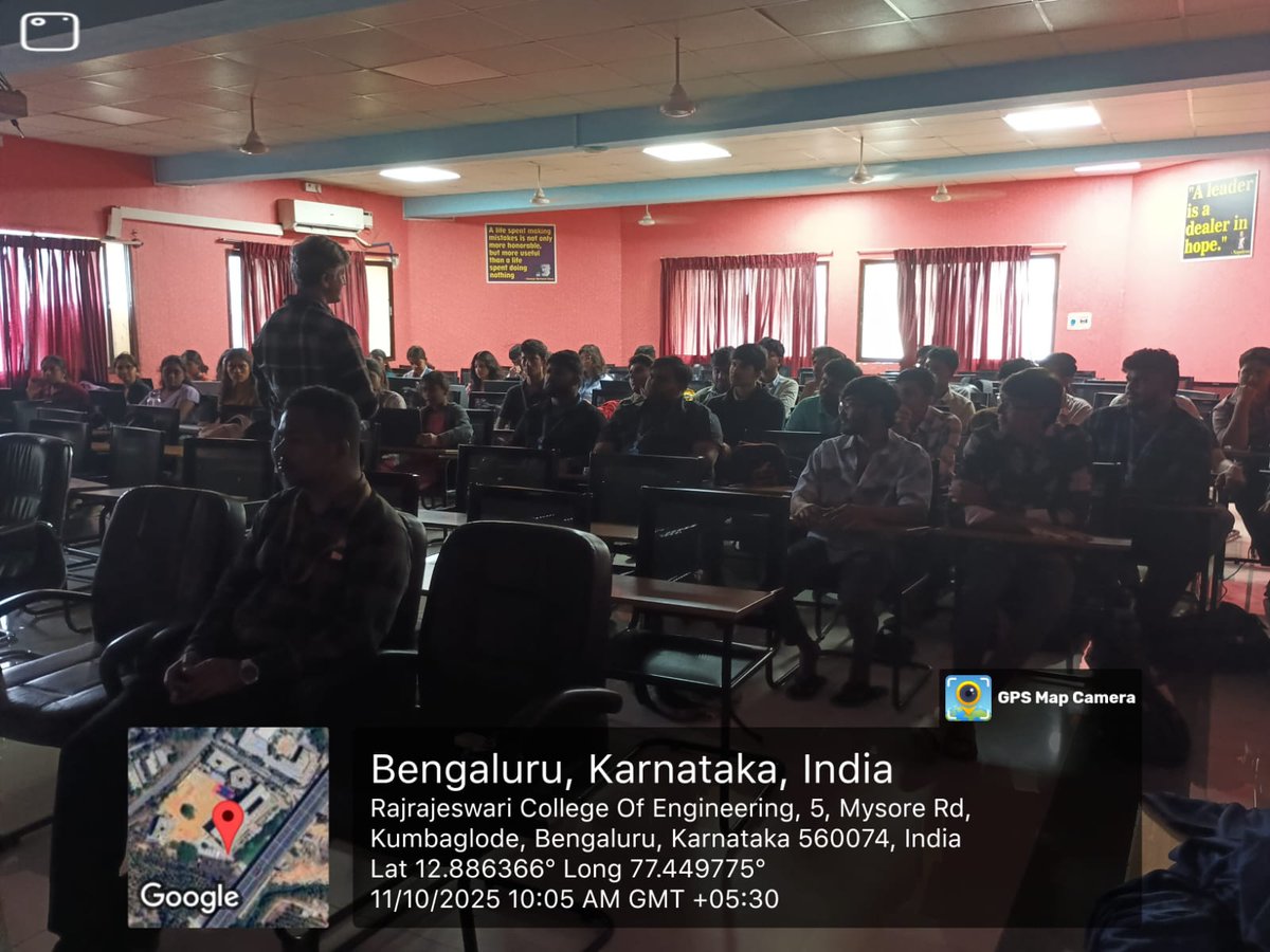 rrceblr's tweet image. 🎓💻 #RRCE CSE – Day 2 of #SDP “Python: Zero to Job Ready” 🐍✨

Students explored advanced Python in interactive, hands-on sessions with Mr. Karthik Kumar, mastering coding skills and boosting job-ready expertise for real-world applications! 💻🌟

#PythonTraining #TechInnovation