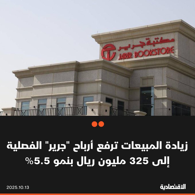 حققت جرير السعودية أرباحا صافية ب 325 مليون ريال خلال الربع الثالث بزيادة 5.5% على أساس سنوي، وفقا لبيانها على تداول اليوم. النمو جاء بدعم الإيرادات التي ارتفعت 12% إلى 2.98 مليار ريال نتيجة زيادة مبيعات أقسام الهواتف الذكية والكمبيوتر والتابلت 
