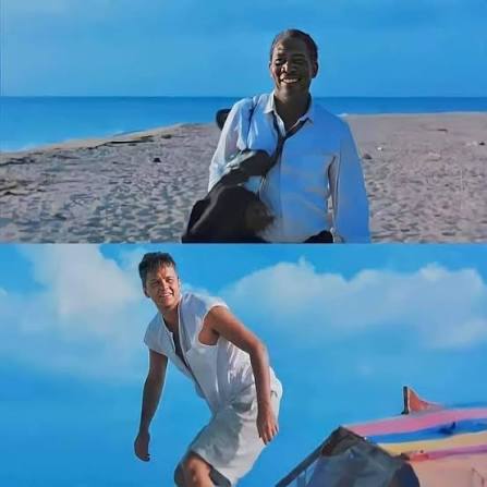 Rob_boTT01's tweet photo. @theserfstv It's like saying Shawshank ends with two gays on the beach https://t.co/HYvK5L90Zi