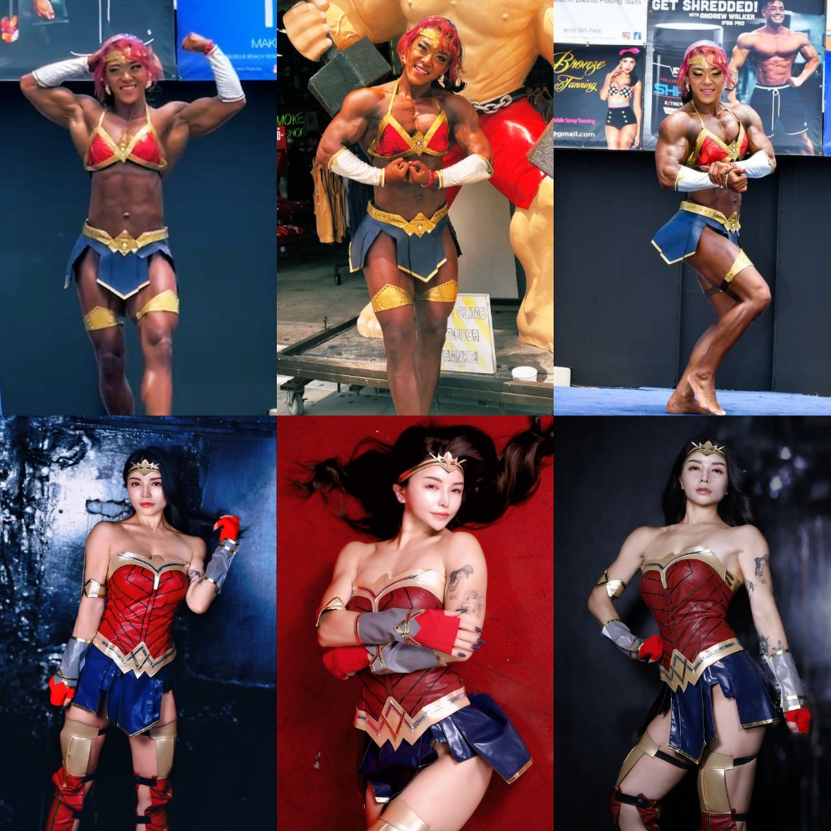 white2k5's tweet image. 日本のとてもゴージャスなワンダーウーマン2人 🇯🇵🌟🌠💫🎆🏋🏼♀️💪🏼🦸🏼♀️👸🏼❤💛💙
@ChiharuFitness
@meru0131meru
@boo_meru_tyyy
@xxdisneyluv
#筋肉の月曜日
#ワンダーウーマン