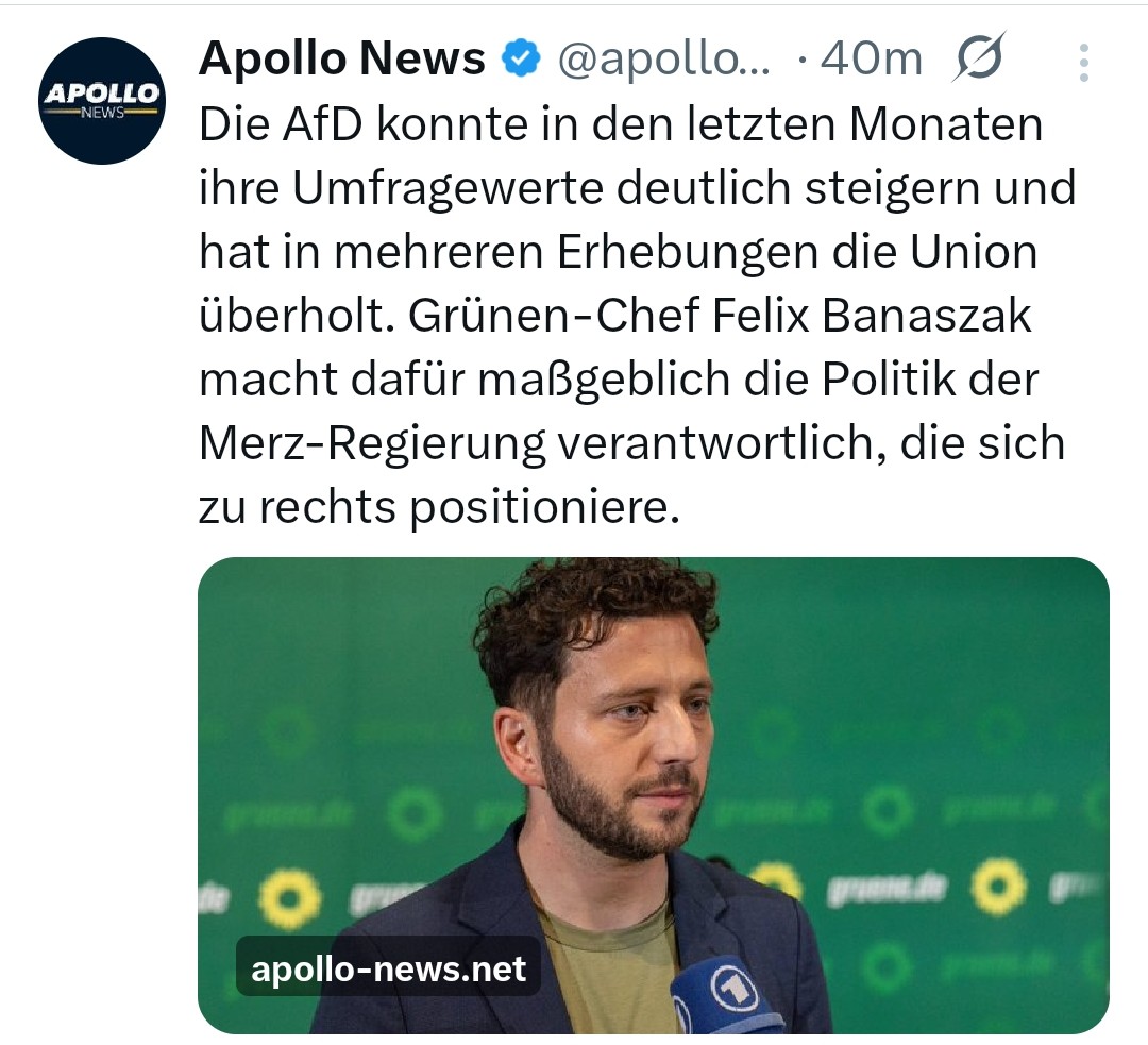 "Die Menschen wählen rechts, weil ihnen die Politik zu rechts ist!"

Gegen diese Logik ist kein Kraut gewachsen.