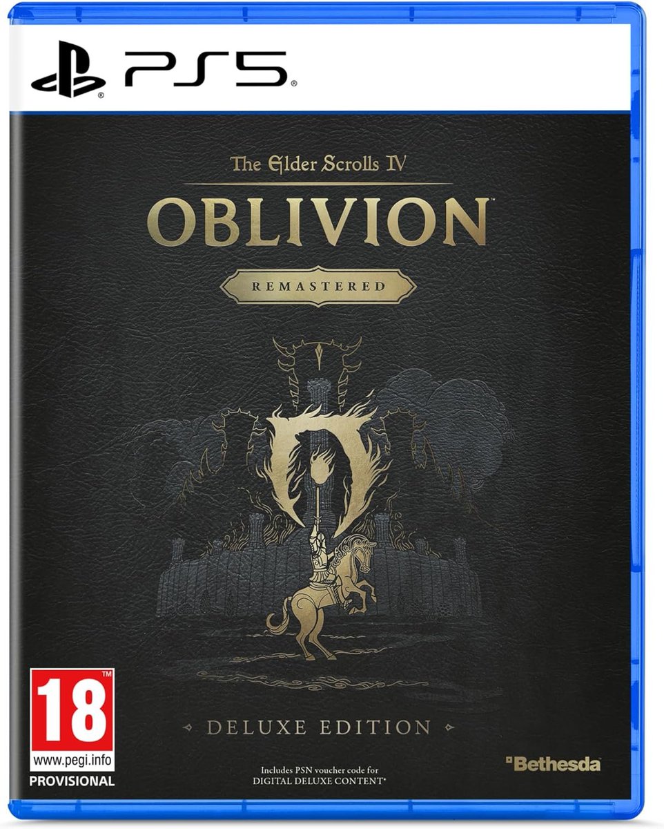 dealfunfr's tweet image. == SORTIE DU 13 OCTOBRE ==
The Elder Scrolls IV: Oblivion Remastered – Physical Deluxe Edition – PlayStation 5
Prix : 44,99€
*AMAZON: amzn.to/3J148zp
*FNAC: tidd.ly/4okrOhe
