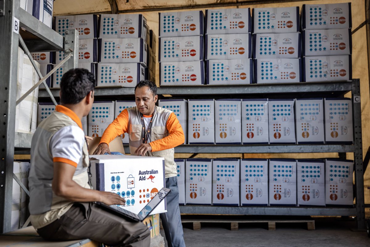 UNFPA is supporting women and girls affected by floods in Rautahat and Jhapa with 2300 Dignity Kits and 1600 Kishori Kits.

Each kit carries care and comfort, and small essentials that help women and girls stay safe, healthy and dignified even in crisis.
#DRRDay