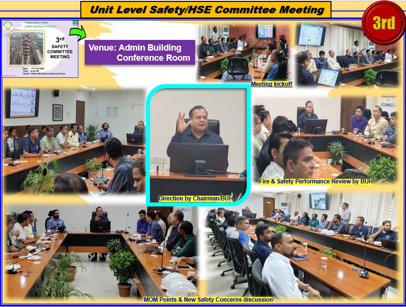 HURL_INDIA's tweet image. Discussions centered on enhancing workplace safety measures, strengthening preparedness, and fostering shared responsibility among all teams.

At HURL, safety is everyone’s commitment, a foundation for trust, efficiency, and excellence in every operation.

#HURL #SafetyCulture