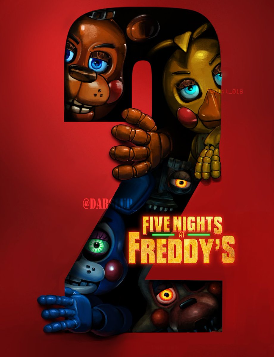 Are you ready for round two?
#FNAF2Movie #fnaffanart #FNAF2 #FiveNightsAtFreddys2 (collab with <a href="/Darslup_/">ANTEATER</a> )