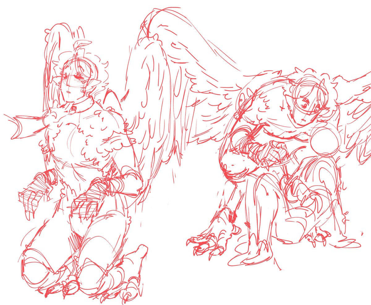 Javadoodle404's tweet image. Day 13 mactober 
I started not feeling well, so I couldn't get anything done with the prompt today, but I have this Birds myth au mac I was sketching before passing out
.
#macdateeverything #dateeverythinggame