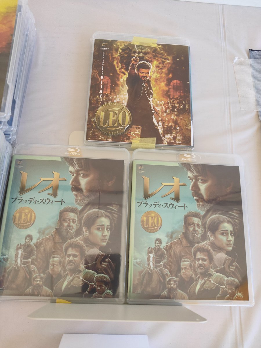 Namaste_SB's tweet photo. ［特典在庫情報］

レオ︰ブラッディ・スウィート

【イベント限定特典の着せ替えカード】��残りわずかとなりました。

📀ブルーレイの在庫はあります📀

特典終了後は、ブルーレイのみの販売となります。ご了承頂きたくお願いいたします。
#インディアメーラー https://t.co/U5QHlU6ynr