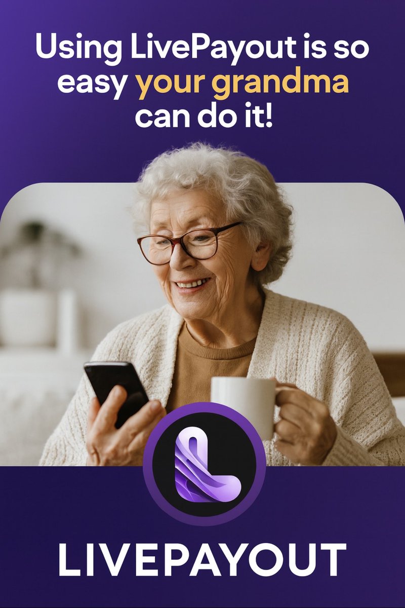 😂 Even grandma’s going live now!

LivePayout makes streaming so simple — anyone can earn crypto in minutes.
No tech skills, no setup stress. Just go live and start earning 💰

👉 LivePayout.org
#LivePayout #Web3Streaming #CryptoEarnings #Solana #StreamToEarn