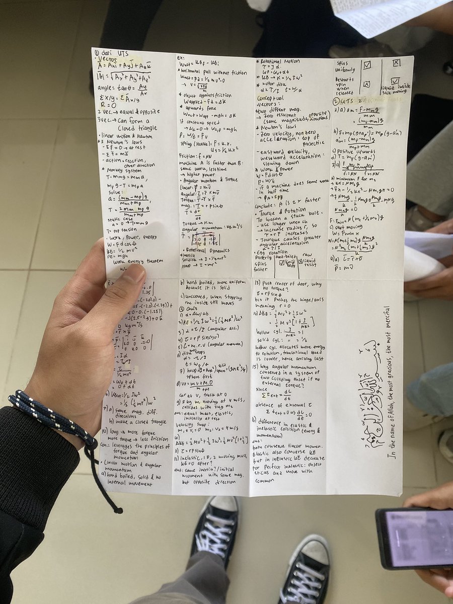 my cheatsheet gwe