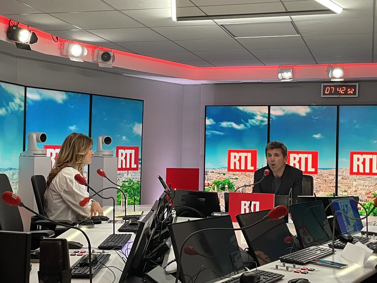 🔴 <a href="/RTLFrance/">RTL France</a> : 🎙️<a href="/MaudBregeon/">Maud BREGEON</a> invitée de <a href="/ThomasSotto/">Thomas Sotto</a> dans la matinale #RTL