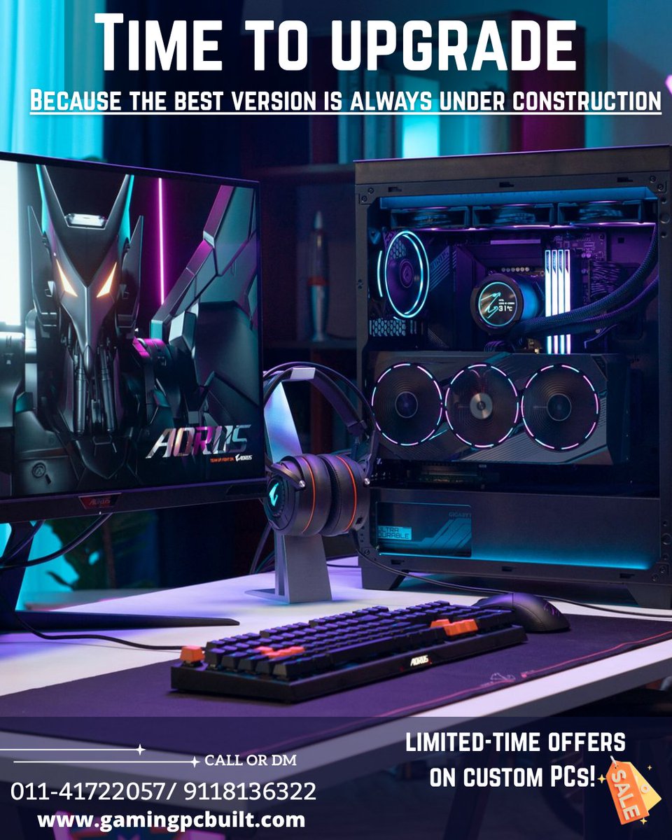 gamingpcbuilt's tweet image. Don’t miss our Diwali upgrade deals! limited-time offers on custom PCs! 🎉 

We build on-demand Office, Editing, Gaming, &amp;amp; Workstation PCs that combine excellent performance with affordability.

Call/DM US today  011-41722057/ 9118136322

#GamingPCBuilt #GamingPC #Custompc