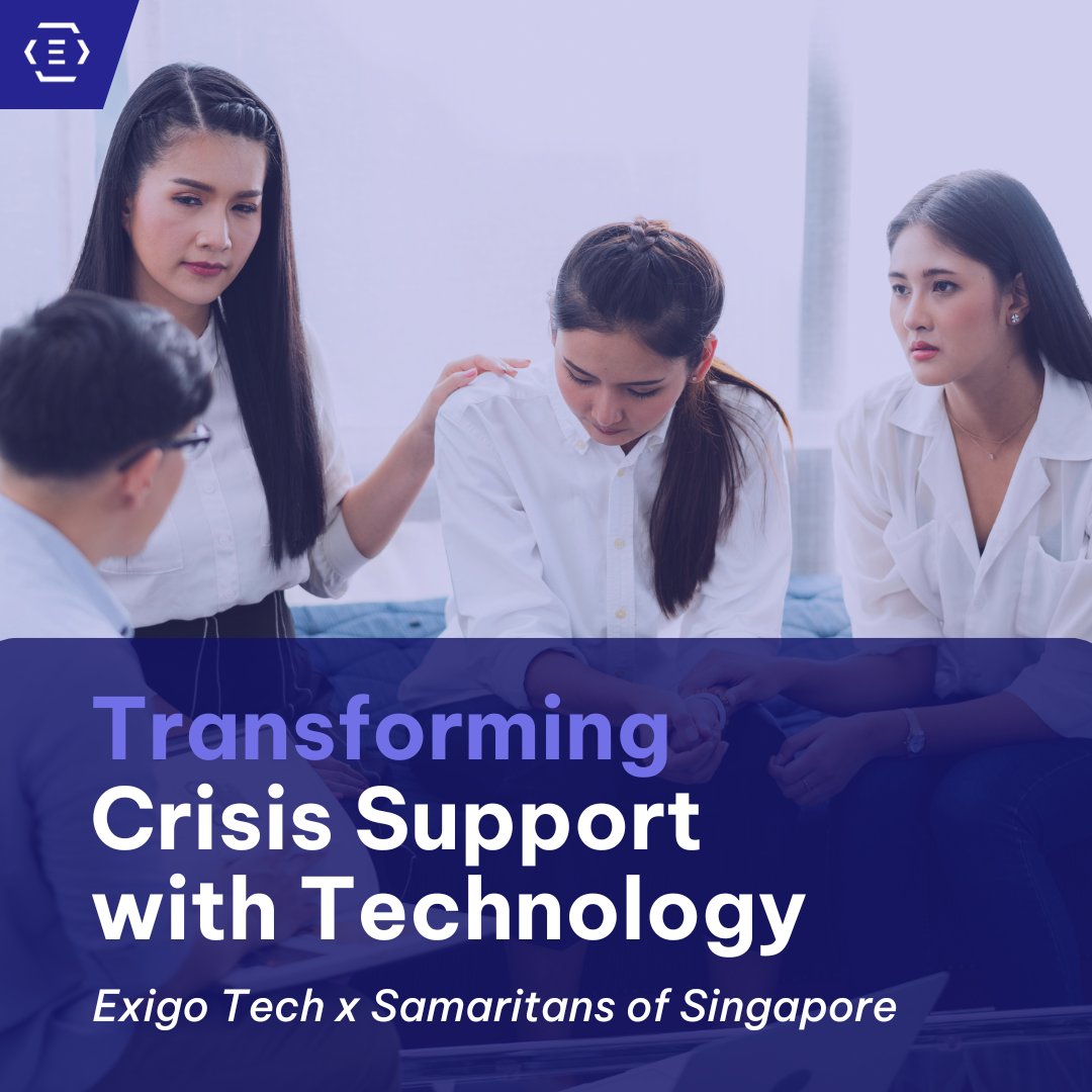 ExigoTechPtyLtd's tweet image. When Samaritans of Singapore (SOS) needed to scale their crisis support, Exigo Tech stepped in with a tech solution that made a real difference. 

💬 Rapid response times 
💡 Cost savings 
🕒 24/7 virtual support 
 Read more: exigotech.co/au/case-study/… 

 #ExigoTech #SuccessStory
