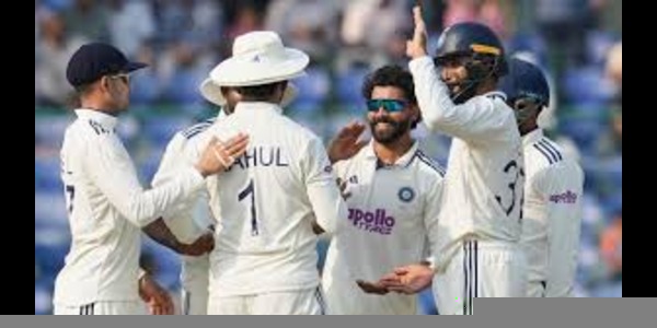 hinkhoj's tweet image. Learn English by NEWS :  India Declare on 518/5 Against West Indies – Delhi Test, Day 2 Highlights  #partnership #commanding at namaste-english.com/daily-news/new…