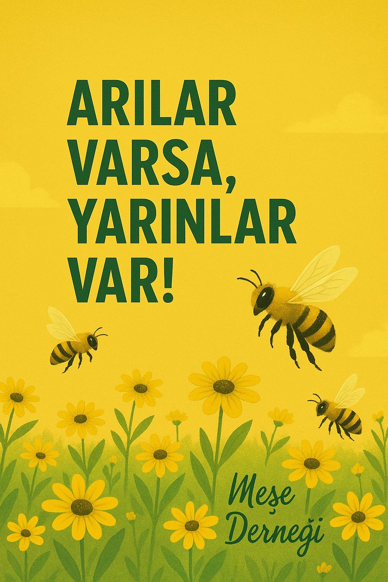 🌻🐝
Arılar, 

Doğanın kalp atışıdır.
Onlar olmazsa çiçekler solur, toprak susar, yarınlar yok olur.

Unutma: “Arılar varsa, yarınlar var!” 🌍💛

#DoğayıKoru #ArılarVarsaYarınlarVar #Ekoloji #SürdürülebilirYaşam