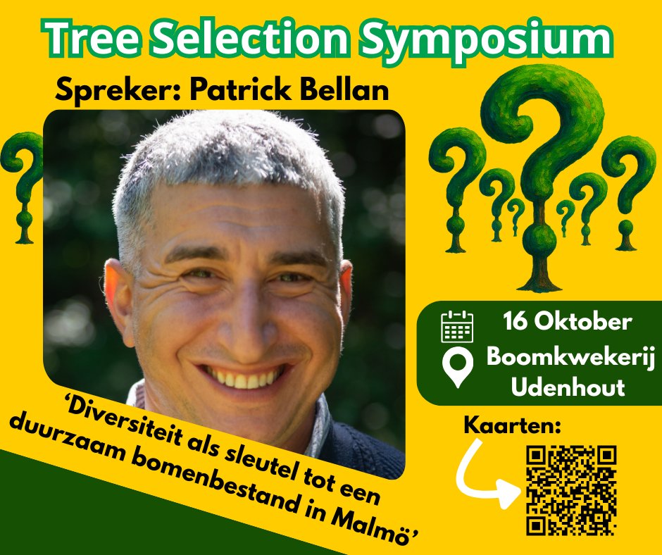 Boomspecialist Patrick Bellan van de gemeente Malmö (Zweden) licht het boombeleid van de gemeente toe op het Tree Selection Symposium. Koop je tickets op treeselection.nl.

Goed om te weten: je verdient er ook EWT/ETT punten mee!