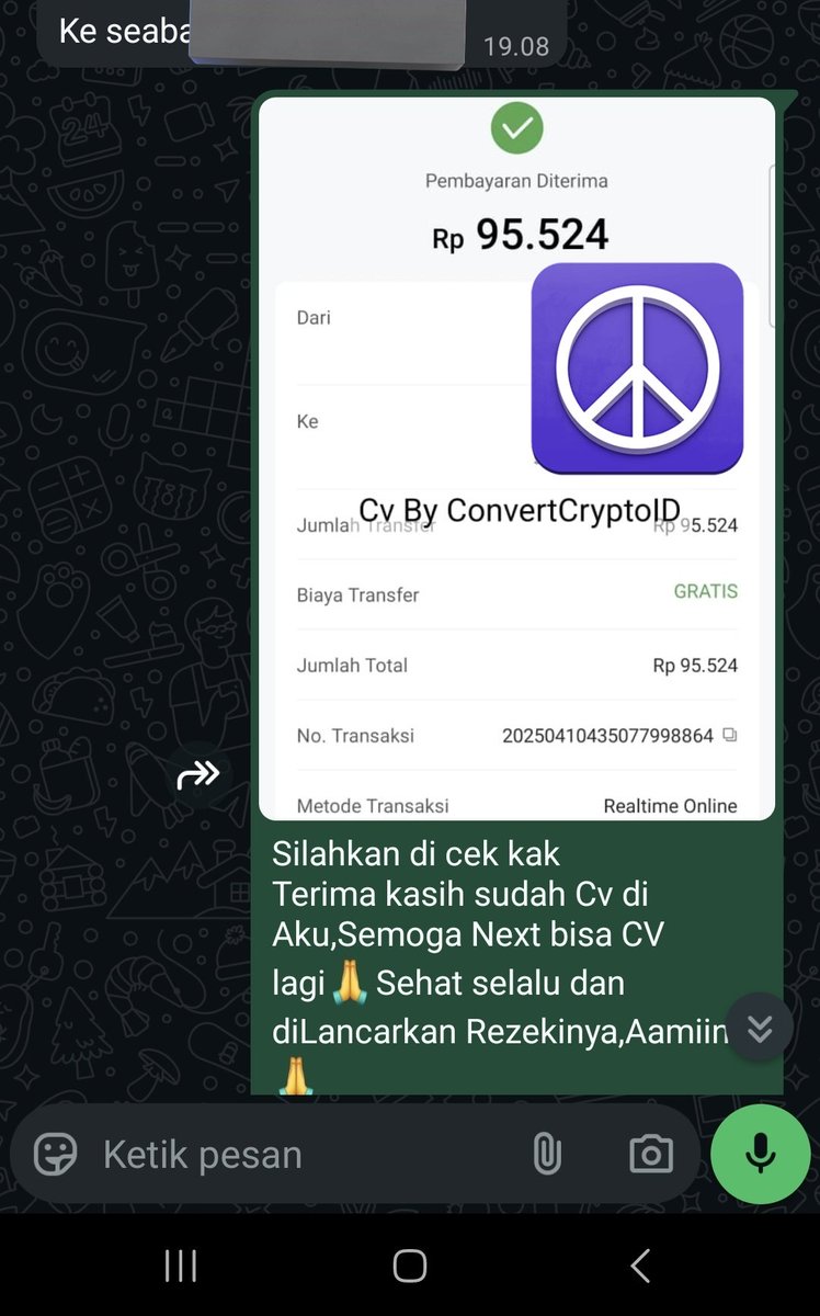 ConvertCryptoID's tweet image. #29.604✅