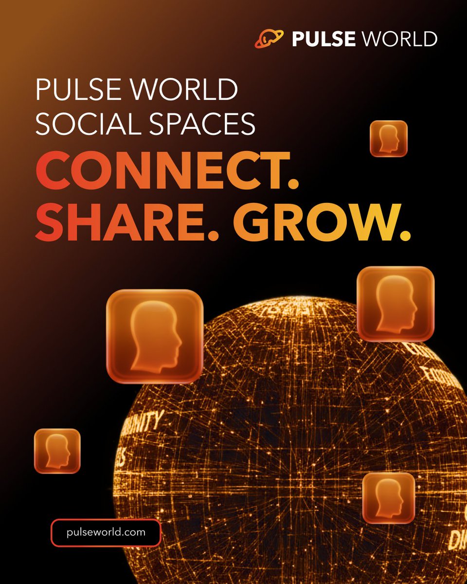🌍 Social Spaces in #PulseWorld = connection redefined. Meet, network &amp; build community in the metaverse. 
Details 👉 info.pulseworld.com/architecture/p…

#Web3 #Innovation #XPL