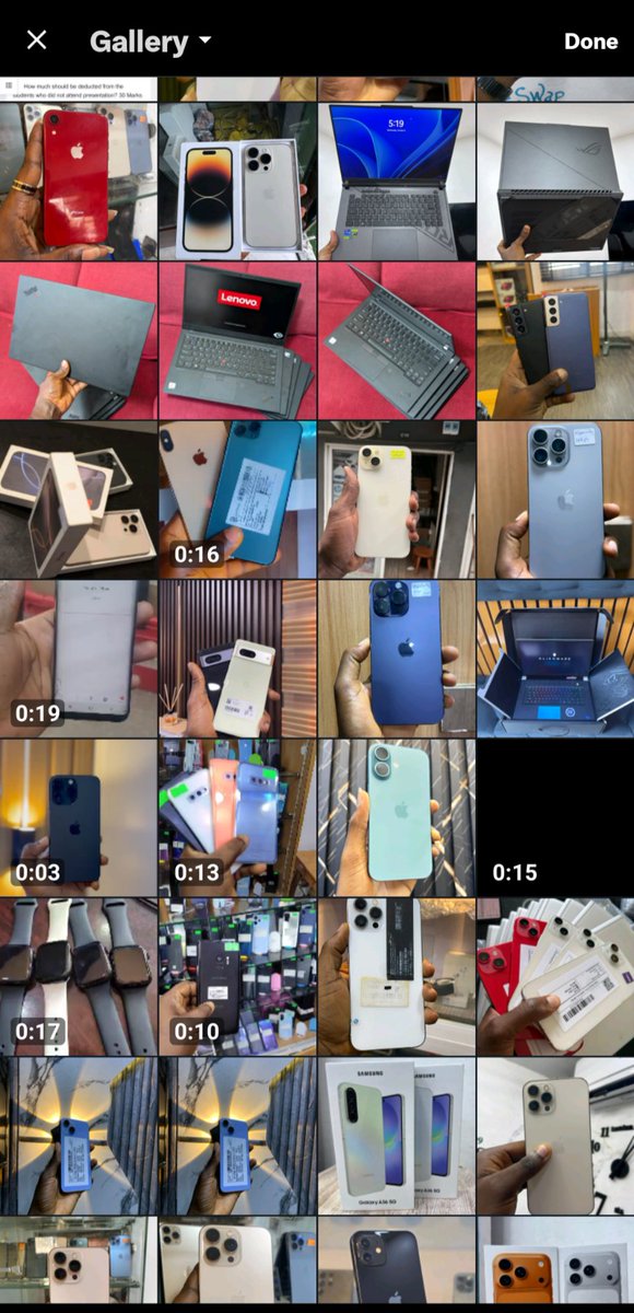 Remi_Tech's tweet image. This is what our Gallery looks like;
Check it out
No single girl, just gadgets