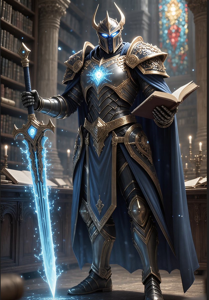 The Library in the $DEMPLAR Kingdom is a labyrinth of towering shelves and endless corridors that shift with secret enchantments.   

⚔️💠📚🕯️📚💠⚔️💠📚🕯️📚💠⚔️

Tomes bound in leather, crystal, and even living bark fill every alcove, while scrolls float gently between enchanted