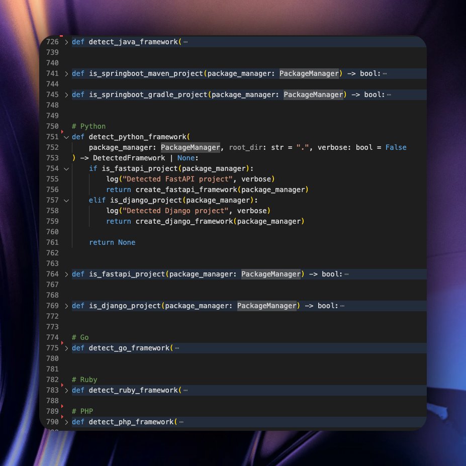 robscodingplace's tweet photo. Holy moly, building a framework-auto-detection is harder than i thought 😭😂 https://t.co/iLt3INf71W