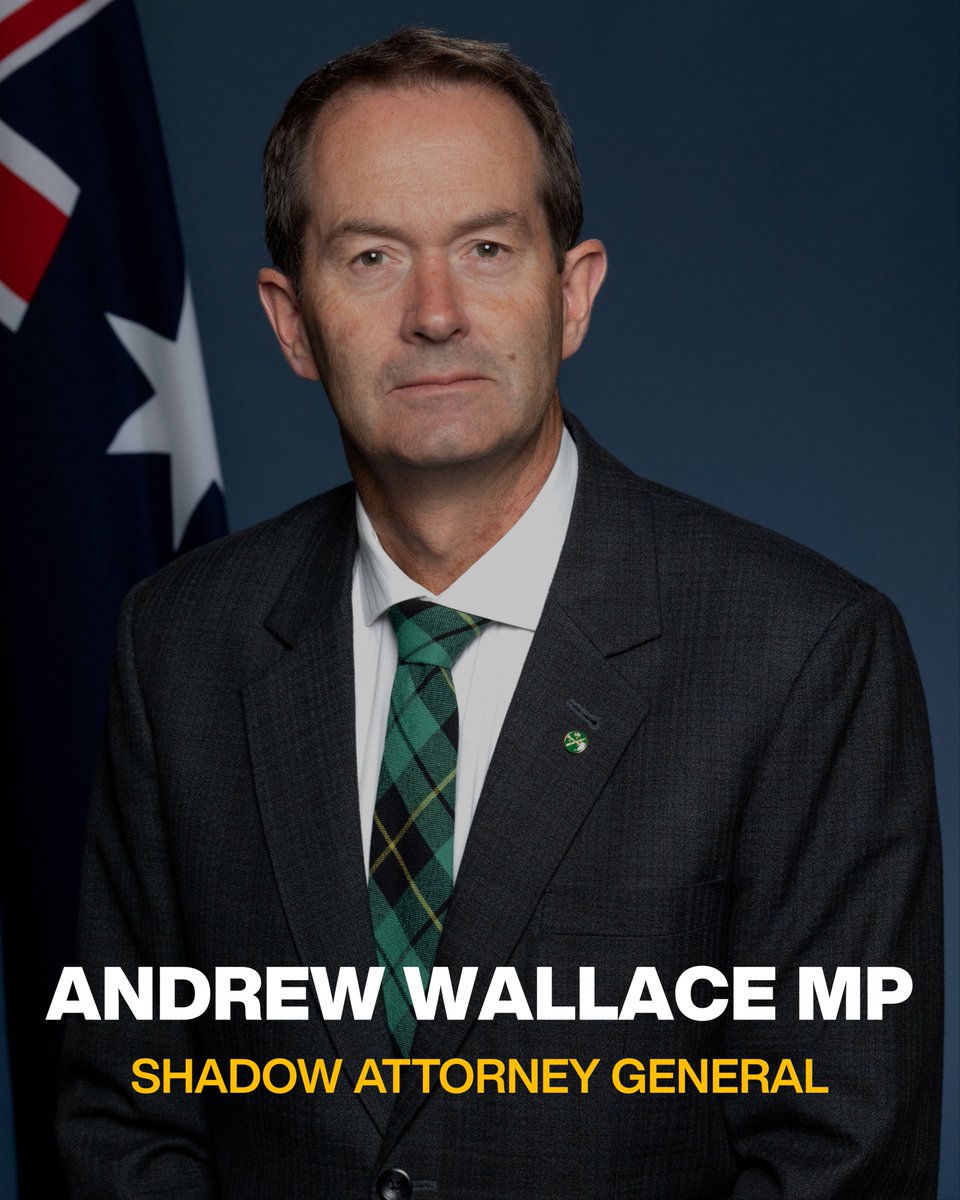 Honoured to be appointed Shadow Attorney-General. As a former barrister, I’m ready to defend the rule of law, strengthen our institutions &amp; protect Australians’ freedoms. ⚖️🇦🇺