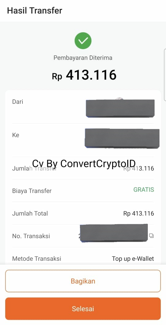 TRON_DOL88's tweet image. Terima Kasih sudah dibantu CV @ConvertCryptoID 

semoga sehat dan sukses selalu 

#ConvertCryptoIDtesti