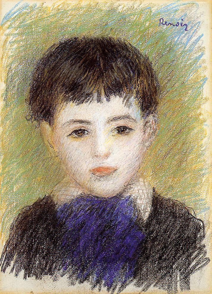 Portrait of Pierre #artbots #renoir