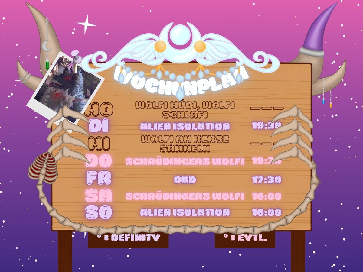 Halluuuuu :3
Ich hoffe ihr konntet euch von der Polaris gut erholen :D
Erholung wird es für mich diese Woche nicht geben, weil ich mich wieder mal von einem Alien jagen lasse in Alien Isolation!
Hoffentlich wird es nicht so frustrierend, wie auf der Albtraum Schwierigkeit 🫠