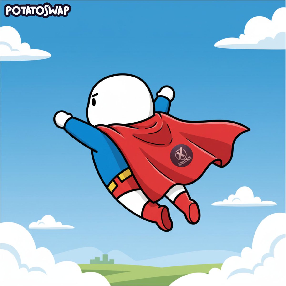 PotatoSwap_Fi's tweet image. Guess what? Potato just put on a cape. 🦸♂️
From today, we officially join the XLayer Builders Alliance @xlayerJSZLM — a league of heroes growing XLayer one block at a time!
As the biggest DEX on @XLayerOfficial , we’ll keep doing what we do best: making liquidity flow, memes…