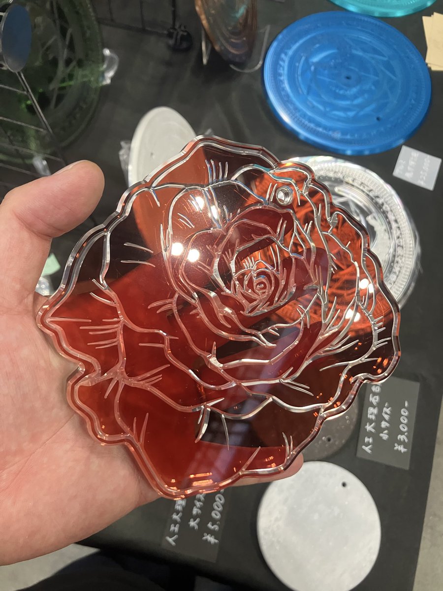 小型切子薔薇台座お買い上げありがとうございます😊

#アイドール名古屋