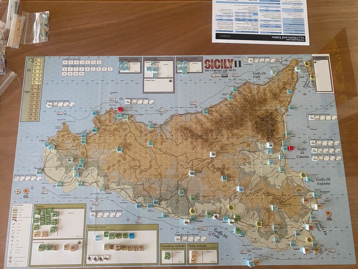 Y antes de que el metacrilato se enfríe y antes de que las memorias flaqueen, aquí va otro OCS, más complejo: Sicily II
Hora de que el Eje pague los platos rotos en Berekop. 😏