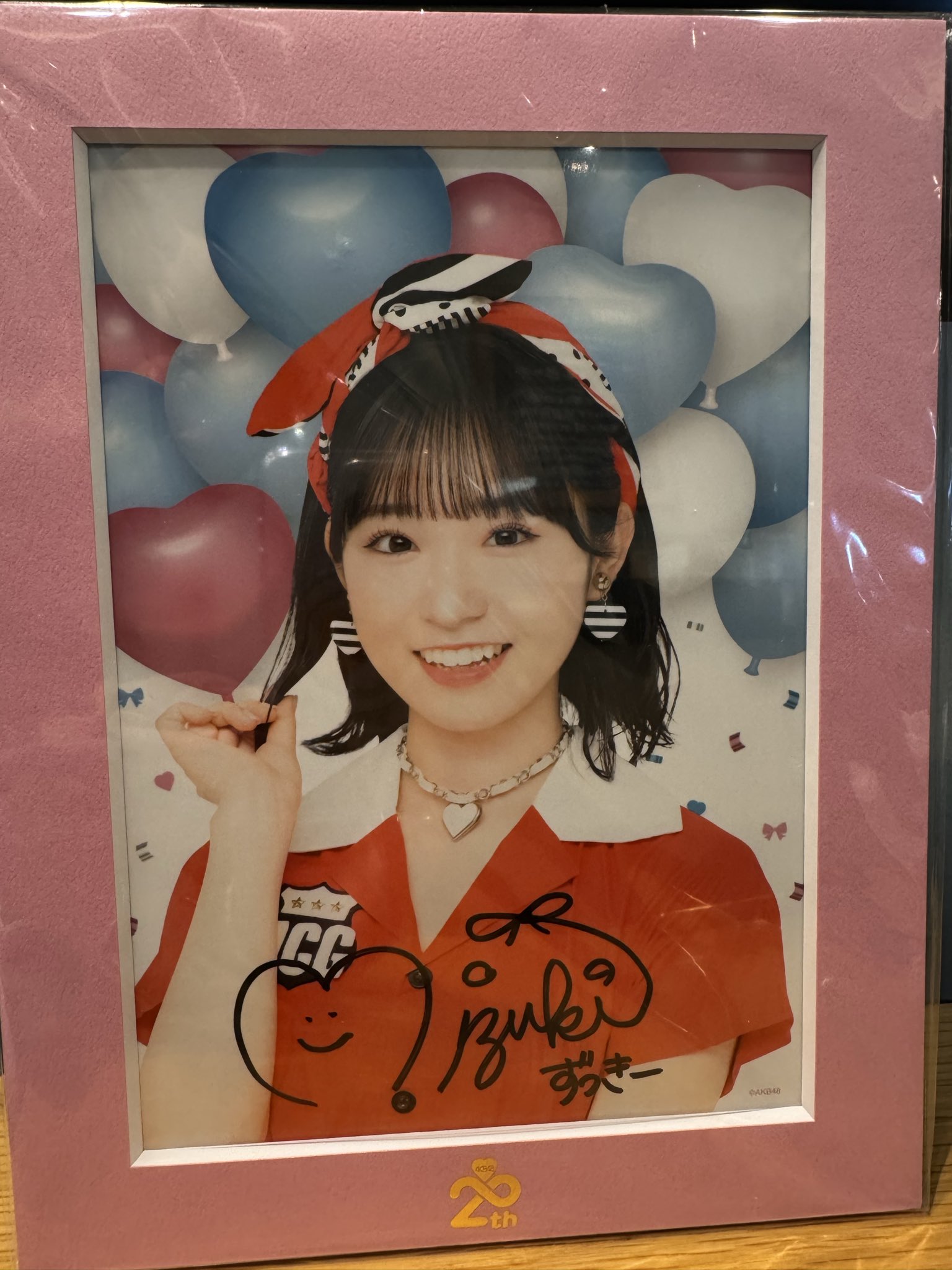 正鋳真優　直筆サイン入りフォトフレーム　当選品AKB48 specialくじ 正鋳真優 直筆サイン入りフォトフレーム 当選品AKB48 specialくじ