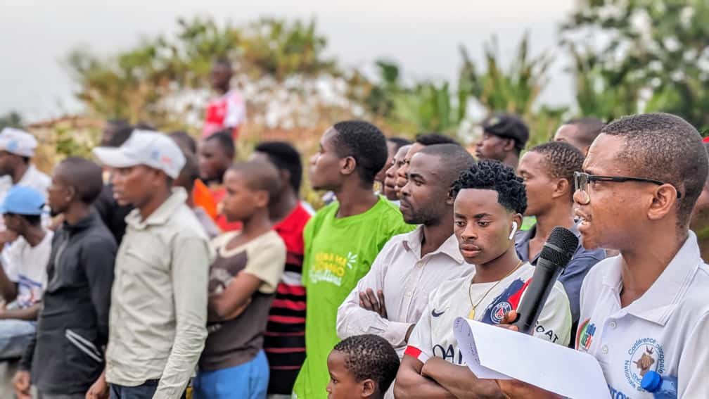 OMARIGrace1's tweet photo. #Kalemie: L’encadrement de la jeunesse plus qu’un cheval de bataille pour l’asbl UMOJA NI NGUVU de l’ingénieure @yveslubuli. Ce dimanche 12/10/2025 s’est joué dans la satisfaction totale des jeunes le tournoi Inter-Paroissial sponsorisé par le président Yves LUBULI.

#Vision2028 https://t.co/oYSlJLZc8l