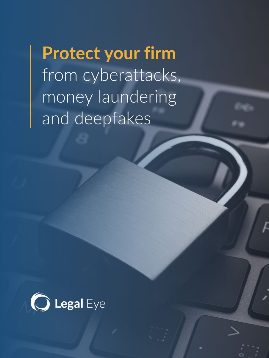 🤖 Should your firm be doing a technology risk assessment?

With EMIs, fund transfer tools &amp; AI deepfakes on the rise, the risks are real:
⚠️ Cyberattacks
⚠️ AML misuse
⚠️ Client impersonation

We help you spot vulnerabilities &amp; stay compliant.
📩 bestpractice@legal-eye.co.uk