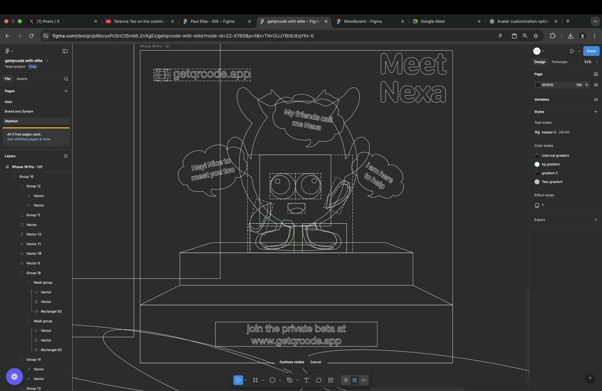 elitethedev's tweet image. Ideation and process