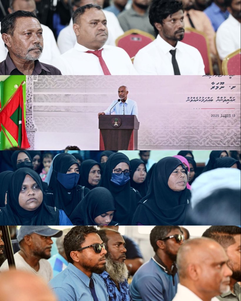 ރައީސުލްޖުމްހޫރިއްޔާ ށ. ނޫމަރާ ރައްޔިތުންނާ ބައްދަލުކުރެއްވުން
<a href="/MMuizzu/">Dr Mohamed Muizzu</a> 
#RayyithunGaathah 
#ShaviyaniAtollVisit
