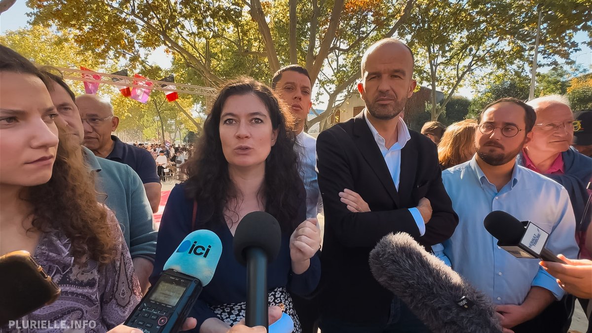 « Montpellier n’appartient pas au Parti socialiste », lance Manuel Bompard #Municipales2026 article 👉 plurielle.info/nathalie-oziol… Pour Nathalie Oziol, candidate de La France insoumise, l’heure est à la rupture : rendre la ville à ses habitants, redonner du sens à la politique