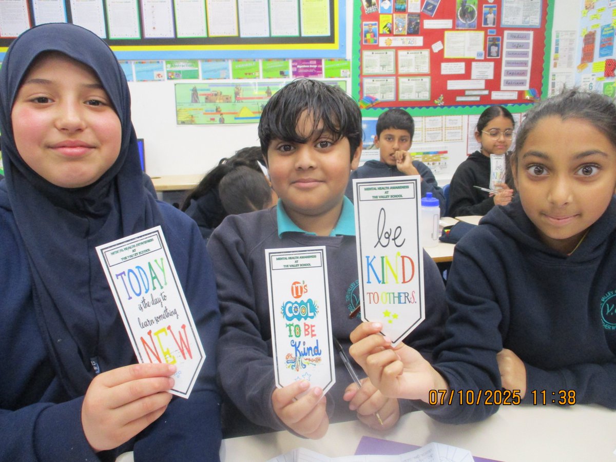Y6 learnt today (<a href="/WMHDay/">WorldMentalHealthDay</a>) that identity, values and the importance of kindness go a long way to ensure, not only their own, but others' good mental health too.
#PSHE