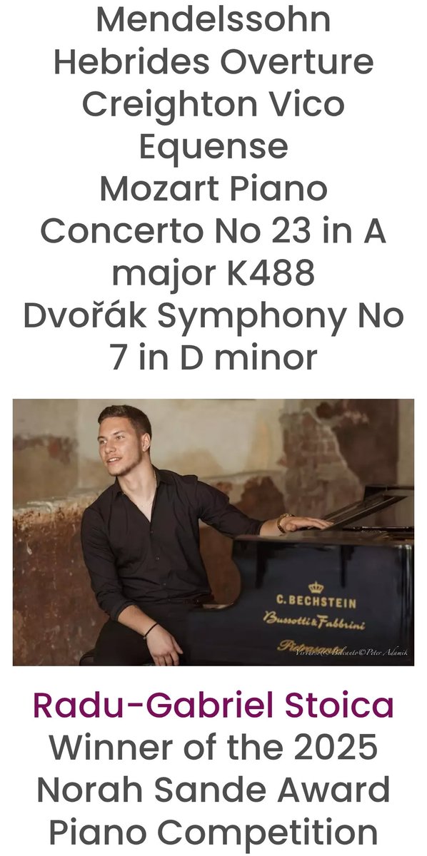 Come to our Autumn concert! See facebook.com/share/p/1BeawF… for press release.