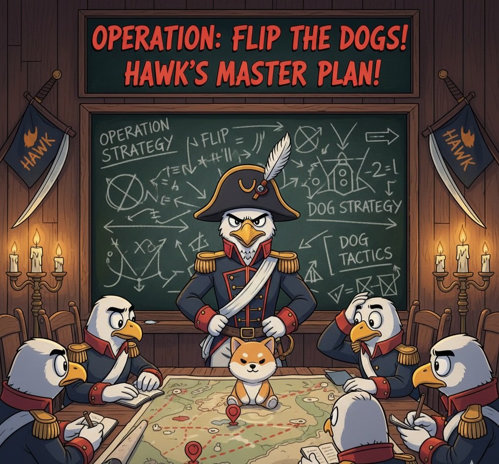 Pepe is more likely to 100x than not.

$DOGE is more likely to 100x than not.

$SHIB is more likely to 100x than not.

$HAWK is more likely to 10000x than not.

Always invest into the most active community.

Don’t gamble into KOLs shits.

Prioritise not losing money.