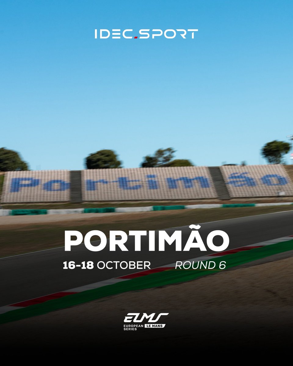 IDECSportRacing's tweet photo. THE GRAND FINALE !
The #elms is back in Portimão for the final round of the season ! We can’t wait 🔥
#idecsport #4hoursofportimao https://t.co/rZRw0Kn1BV