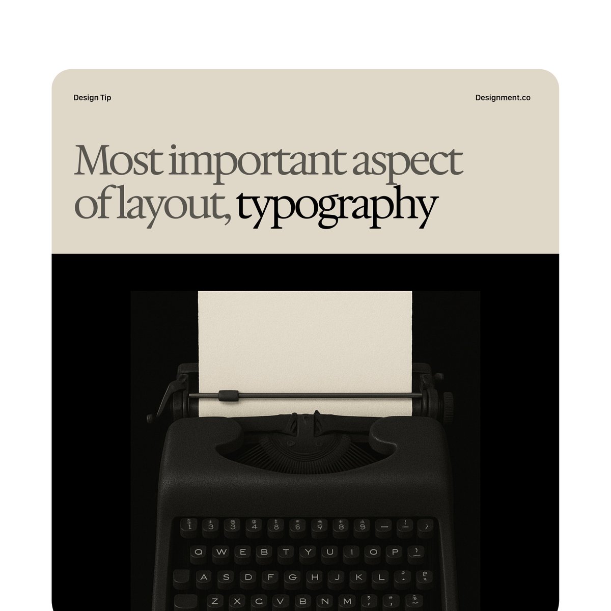 Bad typography destroys good design.

I learned this at the start of my career, which was one of the reasons I had success in the design industry.

Nailing typography got me jobs in big companies that I would have never landed otherwise.

Why is it so important?

Because 80% of