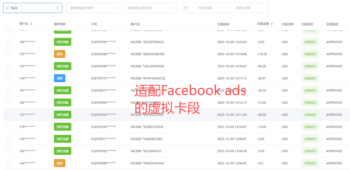 bo_tim68910's tweet photo. vcc虚拟信用卡投放Facebook测试，非常丝滑 https://t.co/YkFlw0dObC