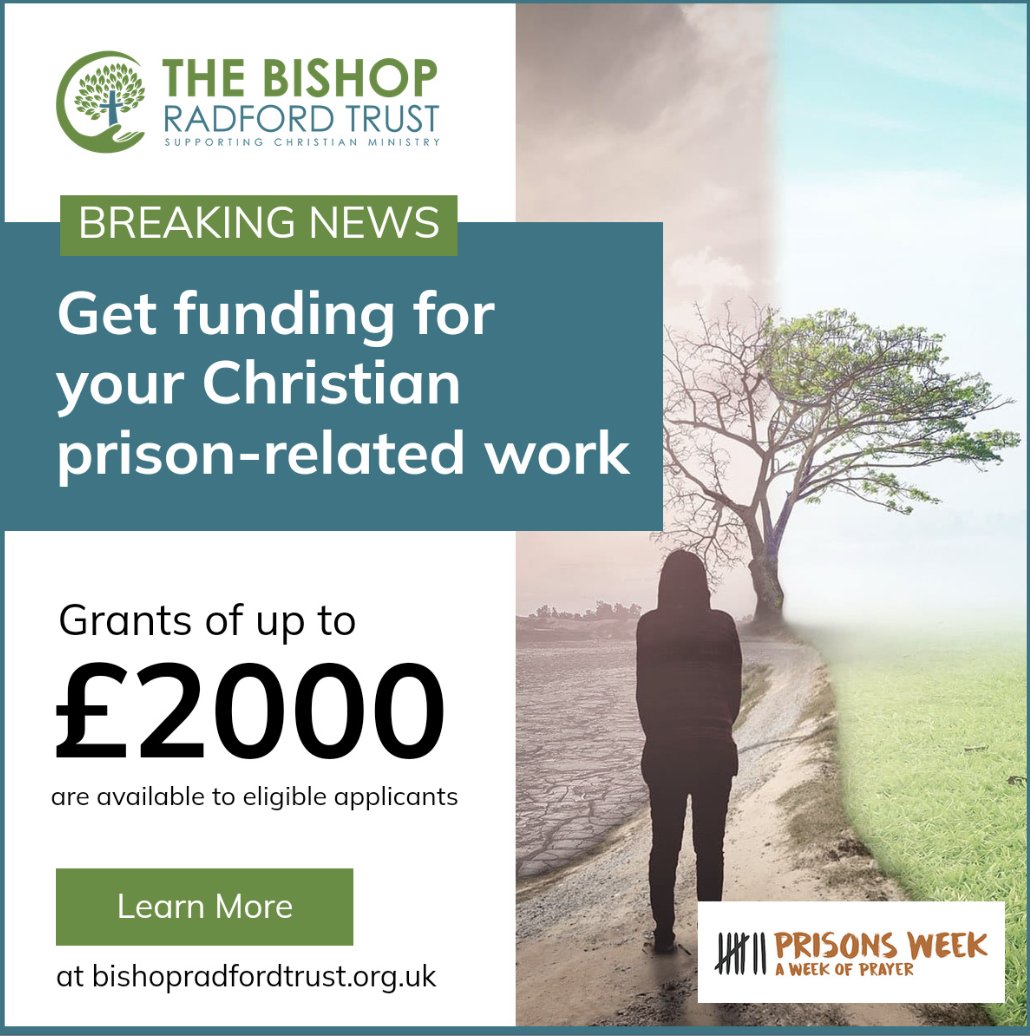 RadfordThe's tweet photo. Prisons Week takes place from October 12th to 18th, at 10 am today, the Bishop Radford Trust is launching a special grant round aimed at supporting charities working in the prison sector. This is designed to assist organisations involved in various aspects of prison-related work. https://t.co/0DiC4Zyn56