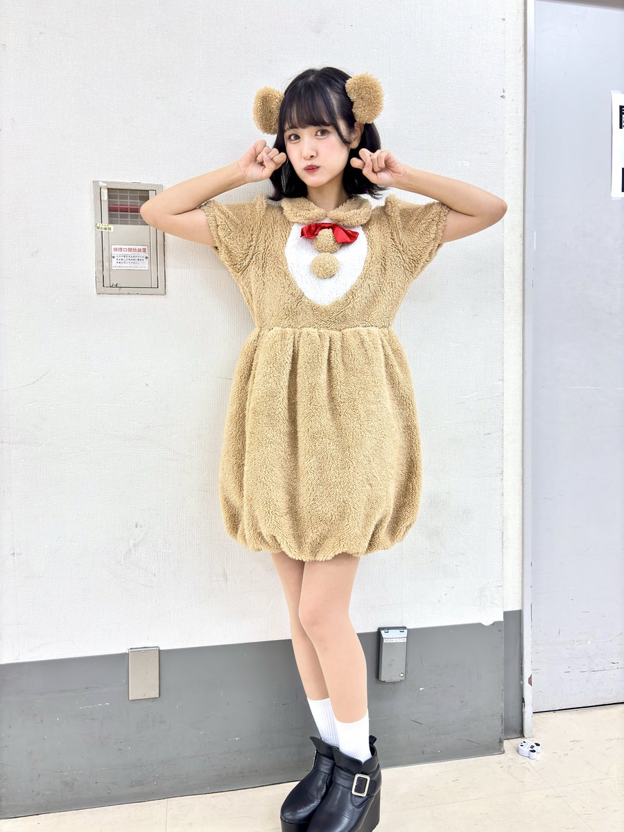 推し撮りフェス、長南舞さんを撮影させていただきました
自分のへなちょこiPhone15でも素材がいいからすごく映える！
しっぽのついたくまさん姿のプリティー姿がきゃわわ！
笑顔がとてもキュートで見ていると元気になれます！
#推し撮りフェス