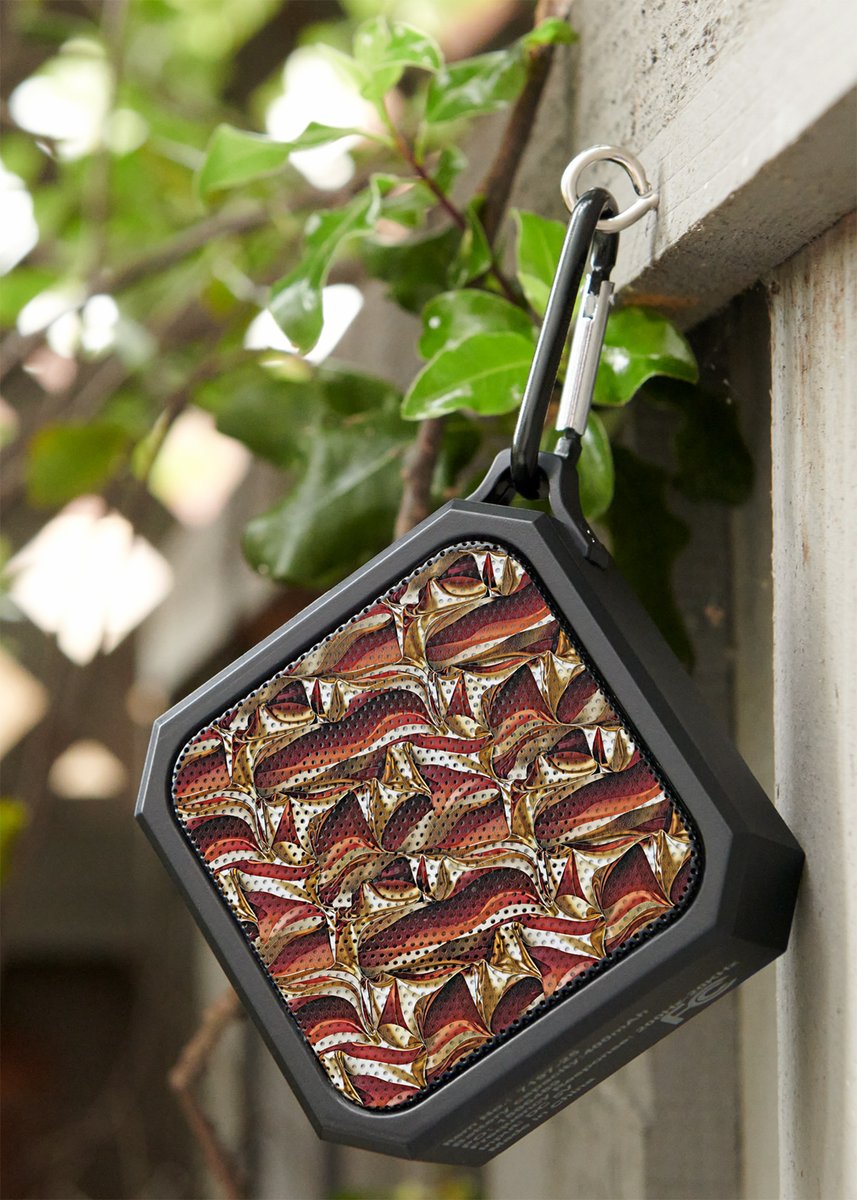 habatour20's tweet image. Amplify your style with sound! This golden crimson #liquidwaves #bluetoothspeaker, combines bold aesthetics with crisp sound, perfect for #artlovers with an eye for design.
Available at : zazzle.com/colorful_liqui…
#bluetoothspeakers #portablespeakers #abstractpattern #geometricart
